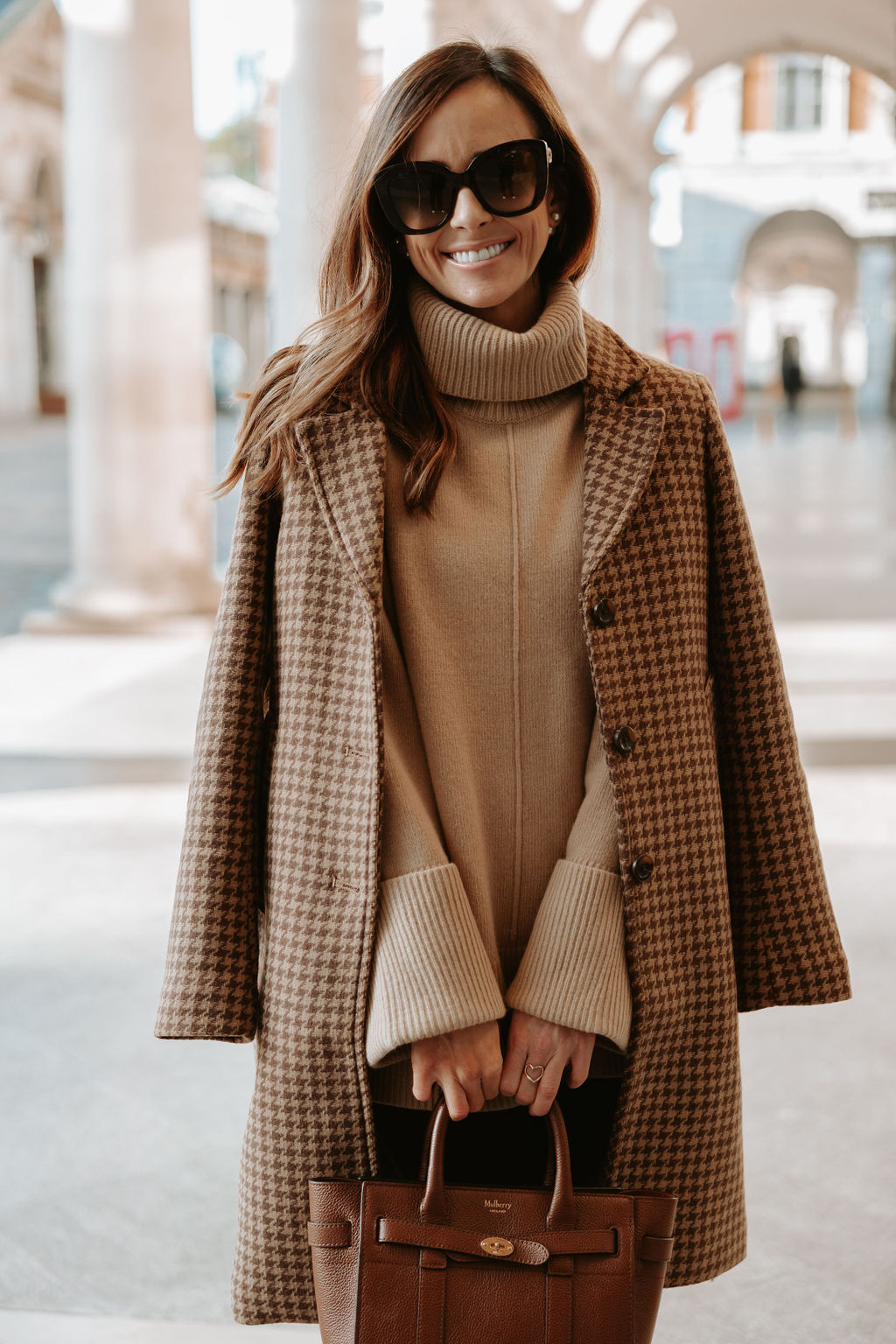 Brunette girl in winter outfit, november's top sellers