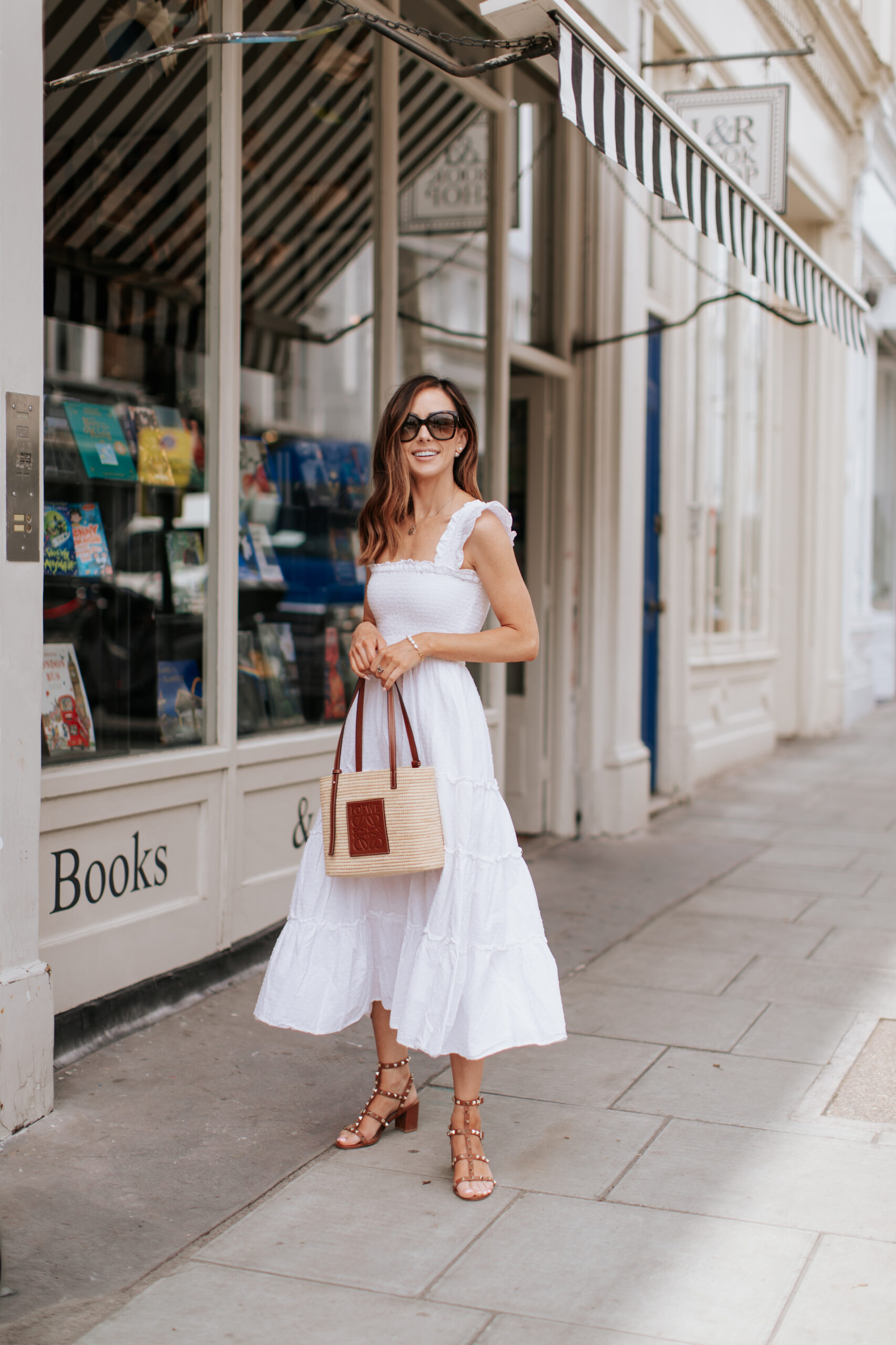 Daily Look: White Eyelet Dress + Summer White Dresses Under $100 -  Cathedrals & Cafes Blog