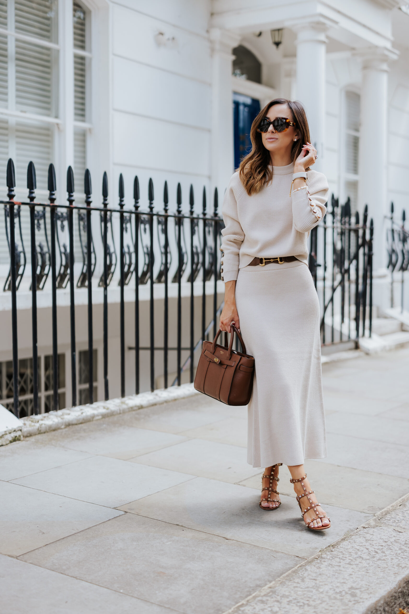 Ivory Midi Dress - Pierced Knit Dress - Midi Sweater Dress - Lulus