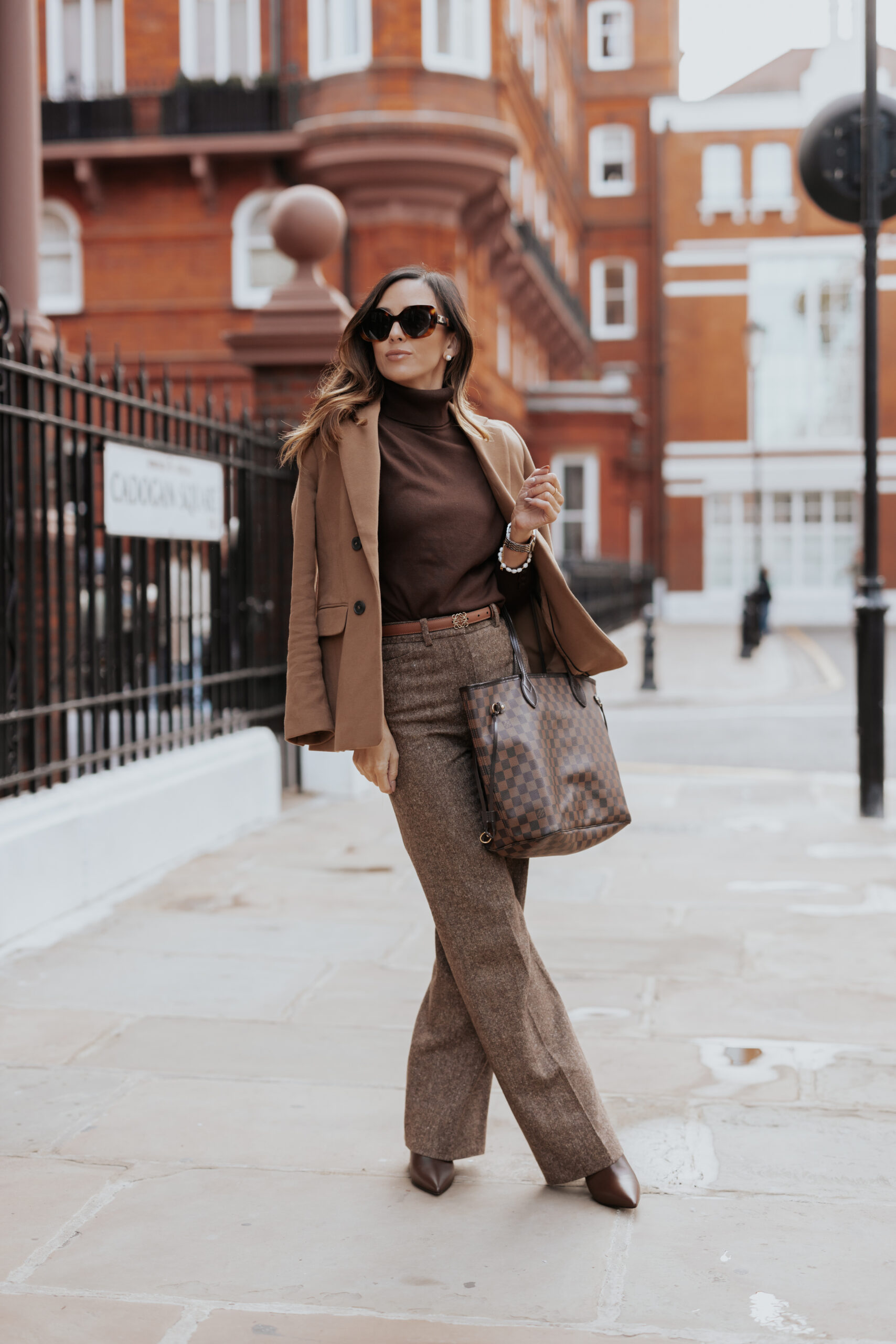 Talbots Classic Shetland Blazer in Brown