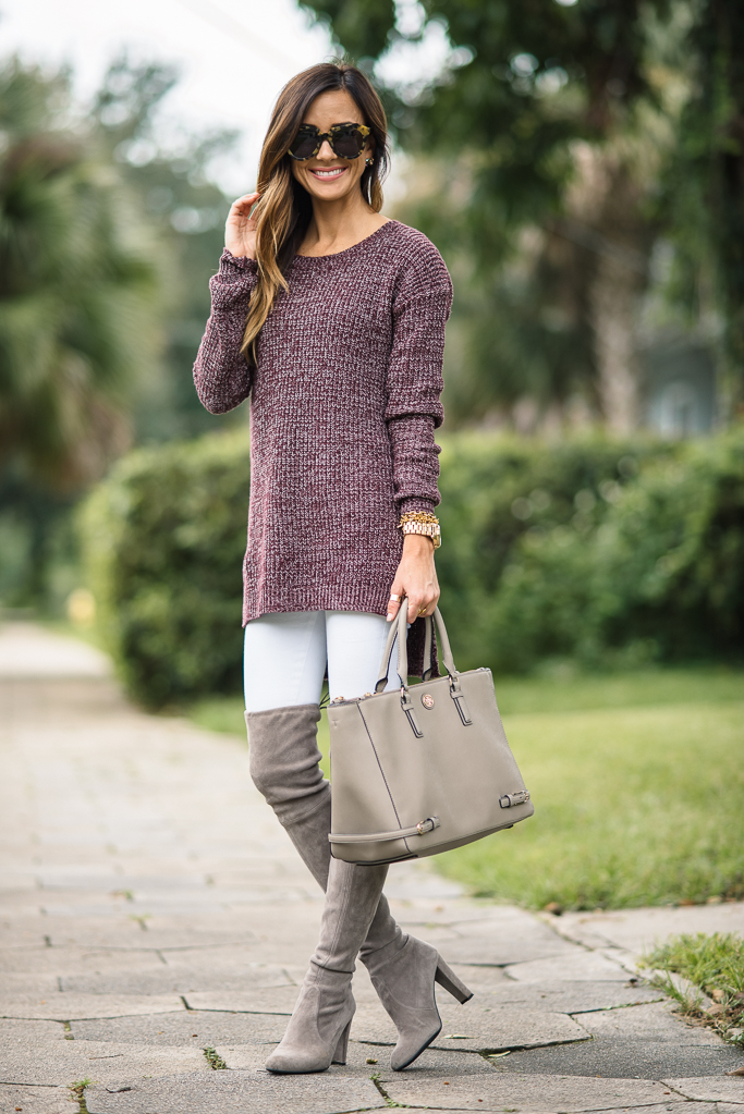 TUNIC SWEATER + THE 'IT' BOOT OF THE SEASON | Alyson Haley