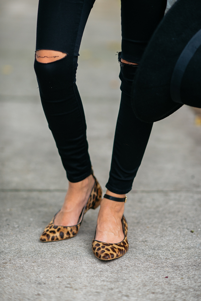 BLACK DISTRESSED DENIM + FALL OUTFIT INSPIRATION | Alyson Haley
