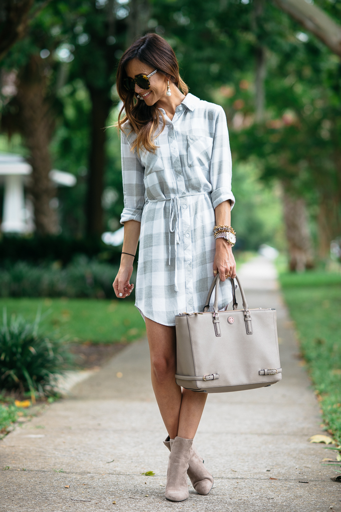 PLAID TUNIC DRESS | Alyson Haley